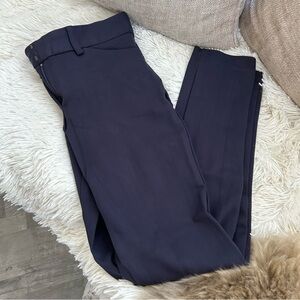 Express Navy Blue Skinny Mid Rise